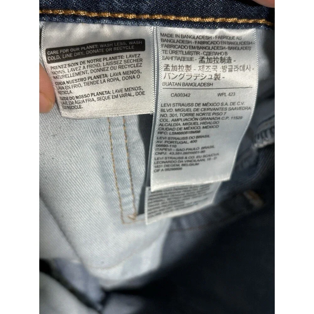 Levis 550 Jeans Mens 36 30 Blue Medium Stone Wash Relaxed Fit Jeans Cotton